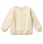 Abiba Soft Bow Pocket Sweatshirt